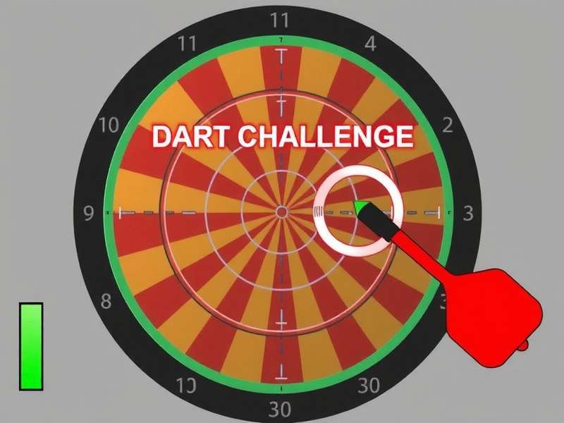 Dart Challenge - Master the art of virtual dart throwing Dart Challenge basic gameplay showing aiming reticle and dart throw mechanics