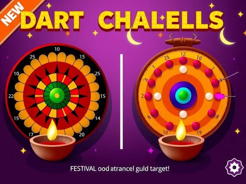 Dart Challenge - Master festival modes with these pro tips Dart Challenge Festival Mode strategy showing Diwali diyas and Holi gulal targets